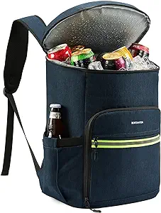 Photo 1 of BOSTANTEN Backpack Cooler - 30 Cans Leakproof Insulated Cooler Backpack with Trolley Sleeve, Lightweight Soft Cooler Bag
