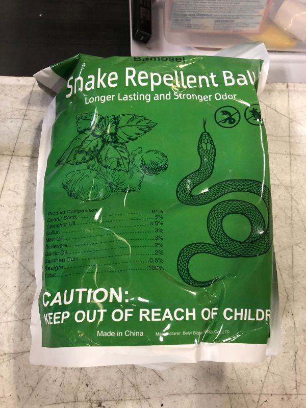 Photo 2 of Bamosei 12 Packs Snake Away Repellent for Yard Powerful Be Gone Pet and Children Safe Ball for Outdoors Indoors Defence Camping Fishing Lawn Garden Home Control
