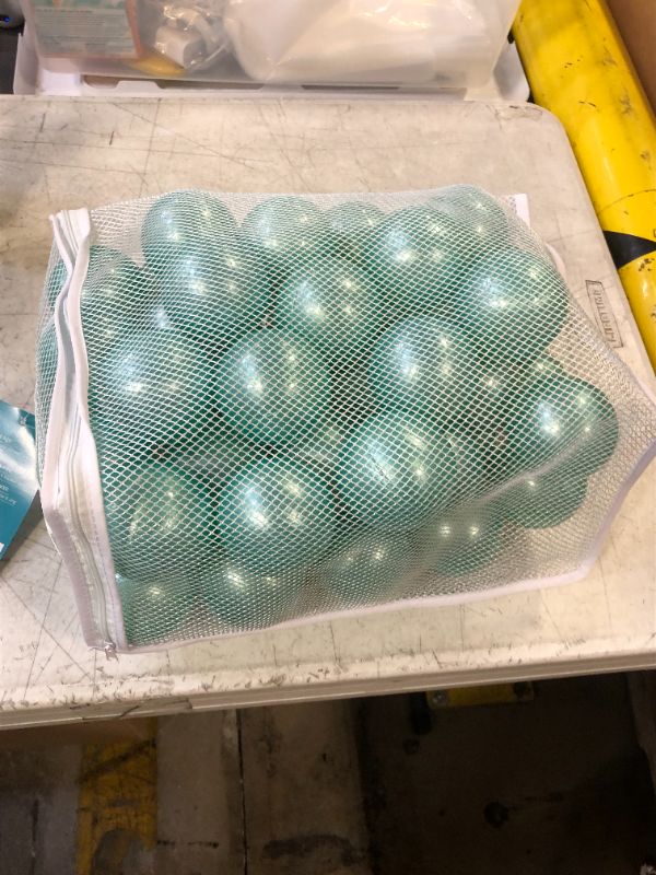 Photo 1 of Heopeis Ball Pit Balls - 2.75inch Plastic Ball Play Balls BPA Free Phthalate Free Non-Toxic Play Balls for Children Ball Pit Party Brithday Ball Pool Tent,50 Balls (Pearl Mint Green)
