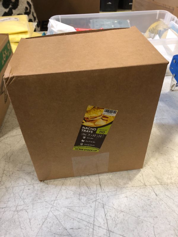Photo 1 of 110 PCs Paper Food Trays Disposable - 3 lbs. Capacity Premium Craft Paper Food Boats for Nachos, Treats, Fast Food – Greaseproof & Eco-Friendly Nacho Boats for Carnivals, Festivals, Picnic
