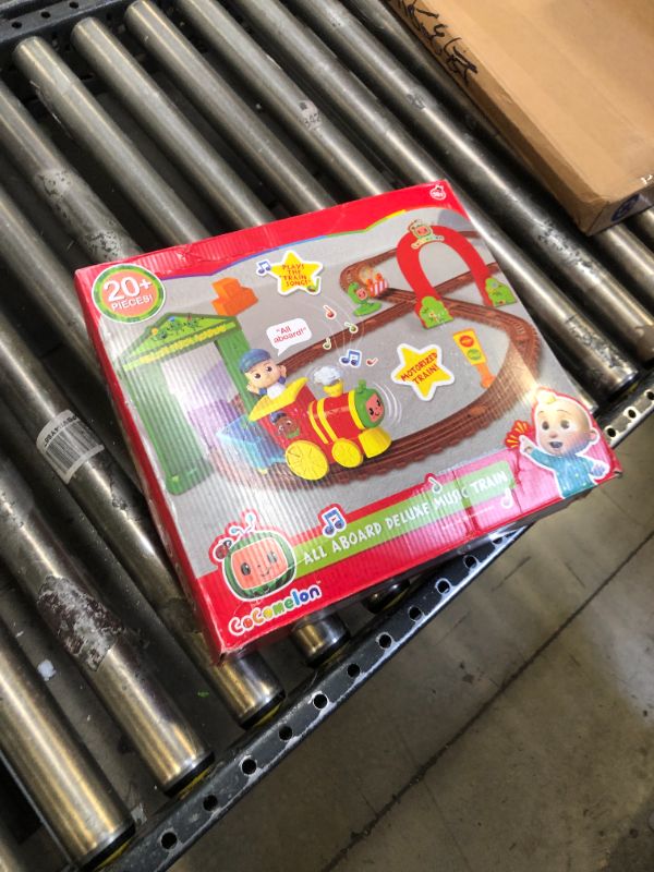 Photo 3 of CoComelon All Aboard Musical Train with Bonus Pieces, Officially Licensed Kids Toys for Ages 18 Month, Gifts and Presents, Amazon Exclusive