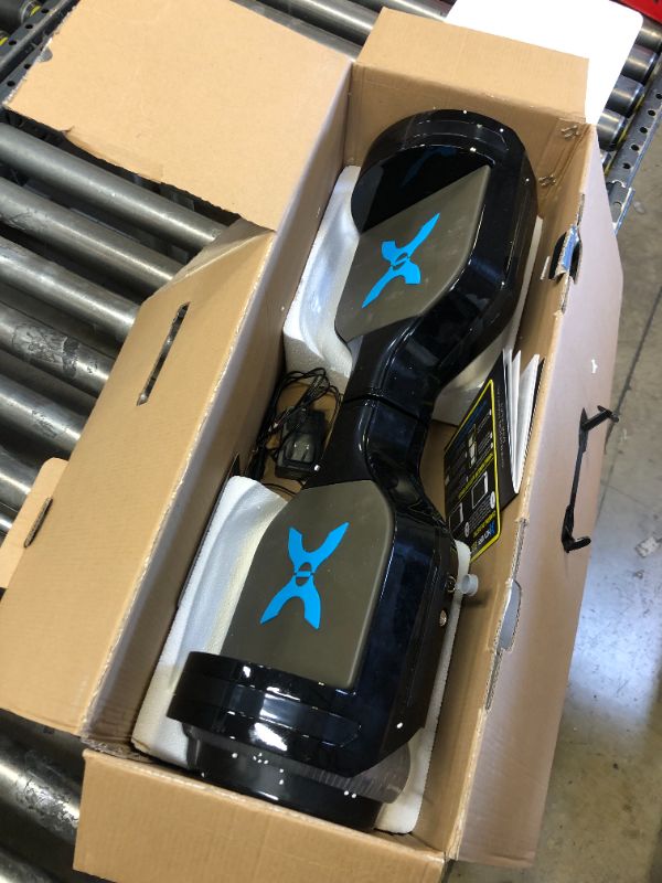 Photo 2 of Hover-1 Astro Hoverboard | 300W Motor, IPX4 Water Resistance, Electric Hoverboard with Built-in Bluetooth, LED Fender, Deck and Wheel Lights Black