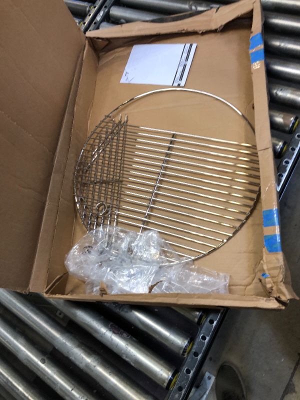 Photo 2 of 19.5" 304 Stainless Steel Round Cooking Grid Grate for Akorn Kamado Ceramic Grill, Pit Boss K24, Louisiana Grills K24, Char-Griller 16620
