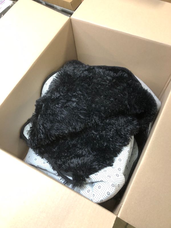 Photo 1 of AROGAN 5x8 Feet Luxury Large Area Rugs for Living Room, Super Soft Fluffy Bedroom Rug, Black Shaggy Rug for Kids Girls Playroom Dorm Room, Shag Fuzzy Carpets Plush Rug for Teen Room Nursery Decor 5x8 Feet Black