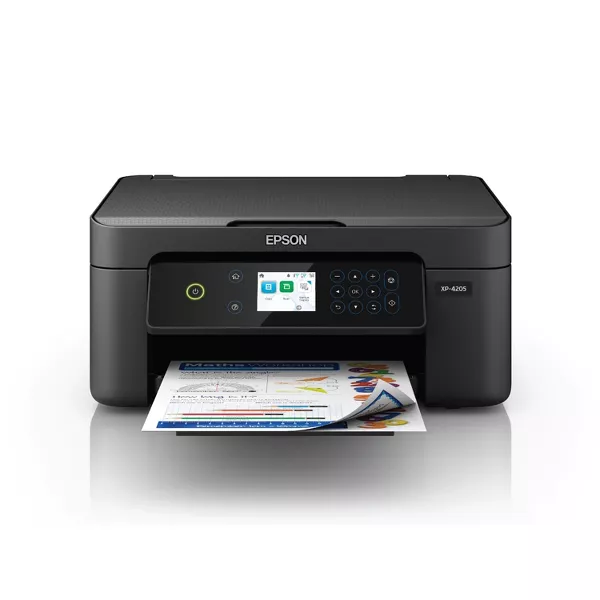 Photo 1 of Epson Expression Home XP-4205 Small-in-One Inkjet Printer, Scanner, Copier - Black
