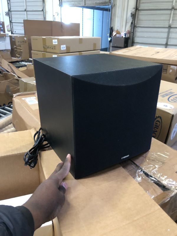 Photo 2 of Yamaha 8" 100W Powered Subwoofer - Black (NS-SW050BL) Single