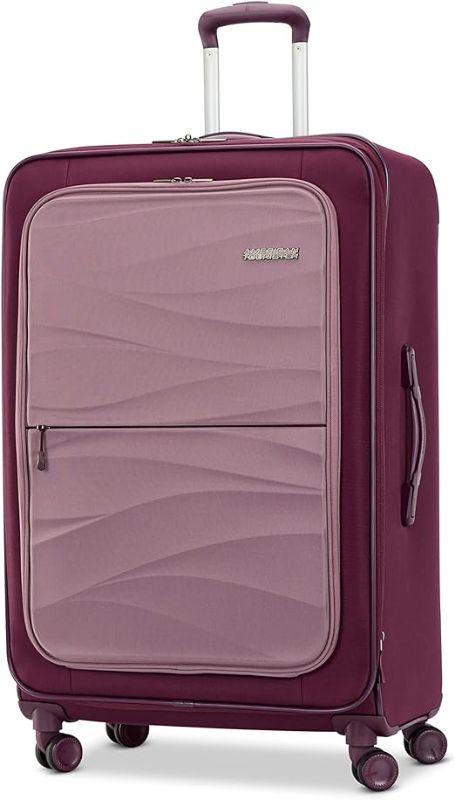 Photo 1 of AMERICAN TOURISTER Cascade Softside Expandable Luggage Wheels, Fig, 28-Inch Spinner

