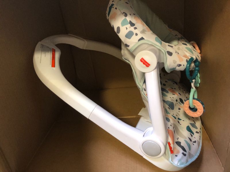 Photo 1 of Fisher-Price Sit-Me-Up Floor Seat Pacific Pebble, portable baby chair with toys