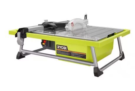 Photo 1 of 4.8 -Amps 7 in. Blade Corded Tabletop Wet Tile Saw
