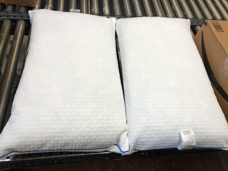 Photo 1 of 2 LARGE MEMORY FOAM PILLOWS (WASHABLE REMOVABLE PILLOWCASES)