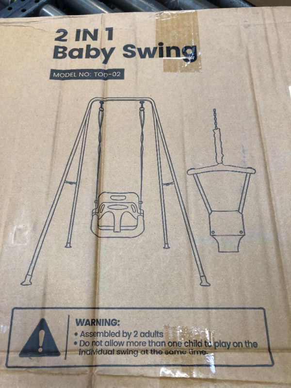 Photo 1 of 2 IN 1 BABY SWING