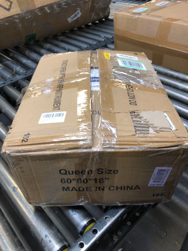 Photo 1 of COONP Queen Mattress Topper, Extra Thick Pillowtop, Cooling and Plush Mattress Pad Cover 400TC Cotton with 8-21 Inch Deep Pocket 3D Snow Down Alternative Fill
