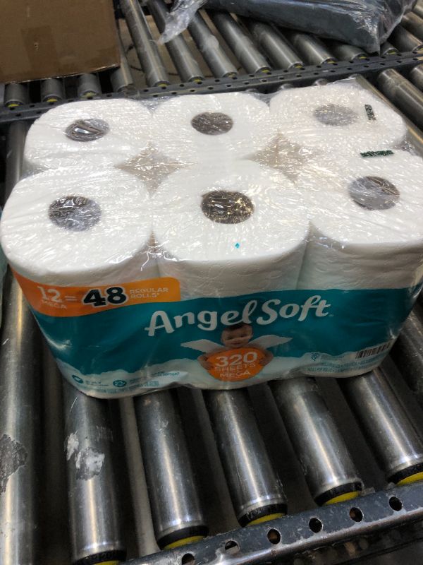 Photo 2 of Angel Soft® Toilet Paper, 48 Mega Rolls = 192 Regular Rolls, 2-Ply Bath Tissue