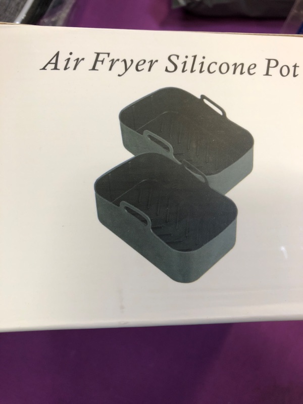 Photo 2 of air fryer silicone pot 2 pcs