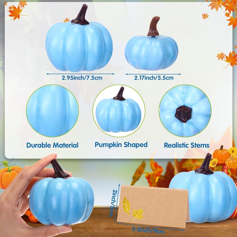 Photo 1 of Frienda 24 Pcs Thanksgiving Pumpkin Table Centerpieces