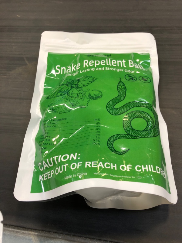 Photo 2 of Bamosei 8 Packs Snake Away Repellent for Yard Powerful Be Gone Pet and Children Safe Ball for Outdoors Defence Indoors Lawn Garden Camping Fishing Home Control