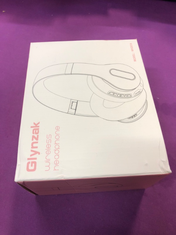 Photo 2 of Glynzak Wireless Bluetooth Headphones Over Ear, 65H Playtime HiFi Stereo Headset with Microphone and 6EQ Modes Foldable V5.3 Bluetooth Wireless Headphones for Travel Computer Laptop