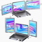 Photo 1 of Maxfree F2 Triple Laptop Screen Extender 14"