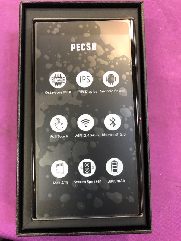 Photo 2 of Pecsu 5 inch MP3 Player with Bluetooth and WiFi, Android Streaming MP4 Music Player, Supports APP Store, Browser, Spotify, YouTube, with Parental Controls for Kids (G5)