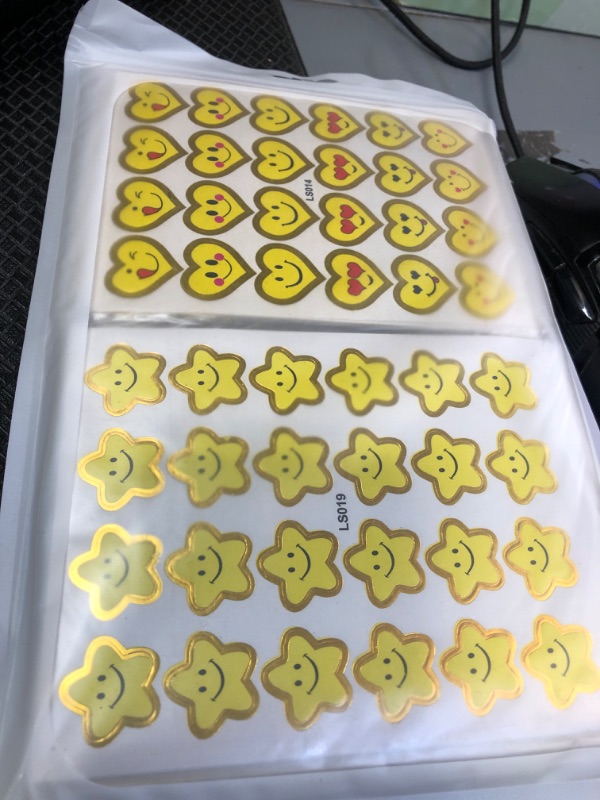 Photo 1 of HUIWU Teacher Stickers for Kids, 6210 Mini Reward Stickers Mega Value Pack for Teachers and Kids Motivational Small Incentive Class Supplies Including Smiley face,Stars Tiny Stickers(HW21080301J)