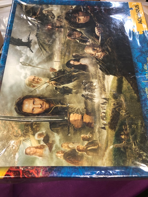 Photo 2 of Aquarius Lord of The Rings (3000 Piece Jigsaw Puzzle) - Officially Licensed Lord of The Rings Merchandise & Collectibles - Glare Free - Precision Fit - 32 x 45 Inches