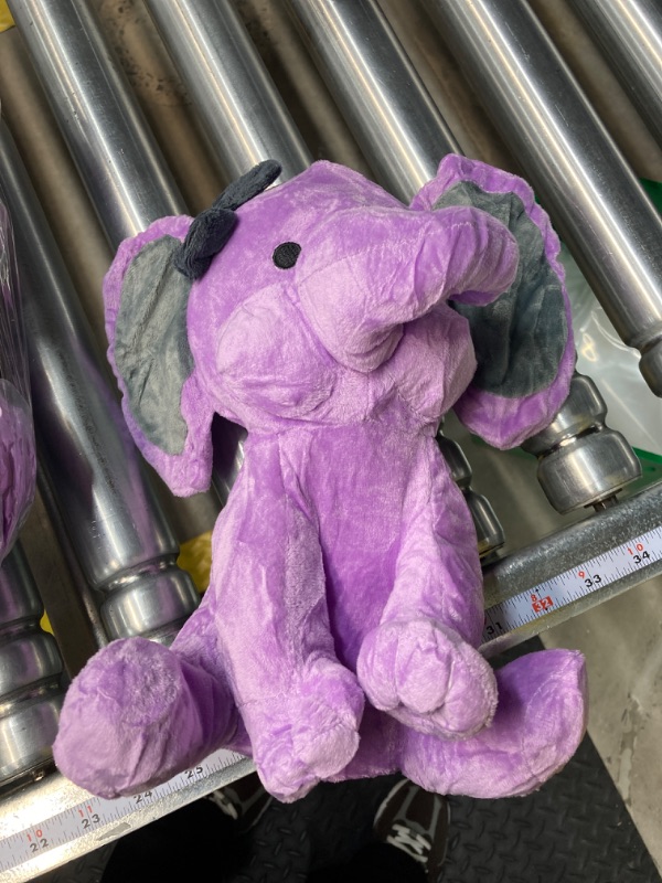 Photo 2 of 6 Pieces Elephant Stuffed Animals 9.84 Inches Soft Cute Elephant Plush Toys for Baby Shower Elephant Themed Birthday Party Supplies (PURPLE)