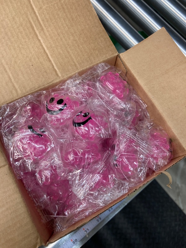 Photo 1 of 100 Pcs Valentines Decoration Heart Balls Valentine Party Favors for Exchange Gift(Simple Colors)