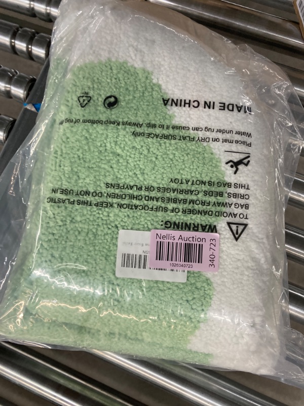 Photo 2 of ***** PACK OF 2 *****Bathroom Rugs (Green)