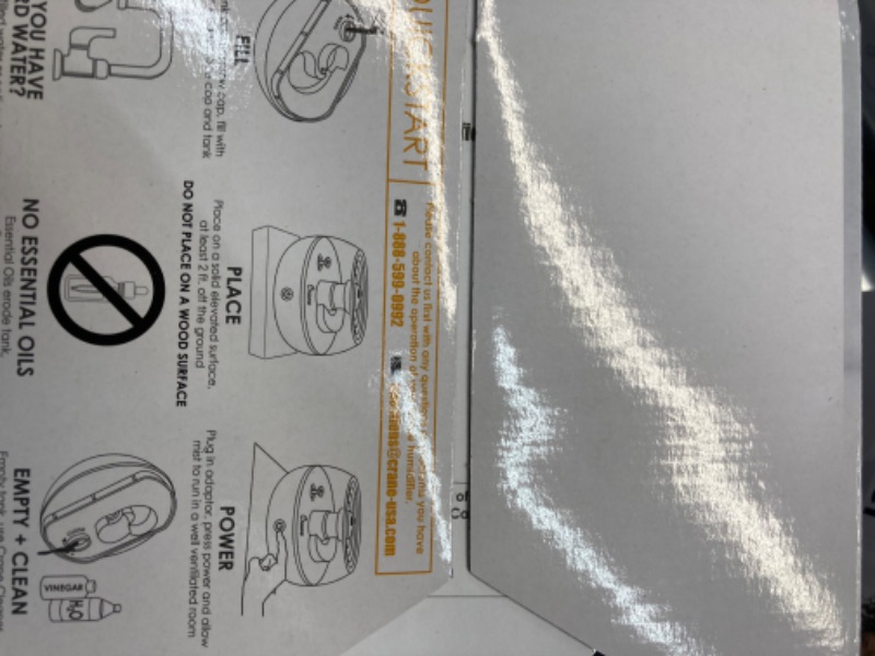 Photo 1 of 0.2 Gal. Personal Ultrasonic Cool Mist Humidifier