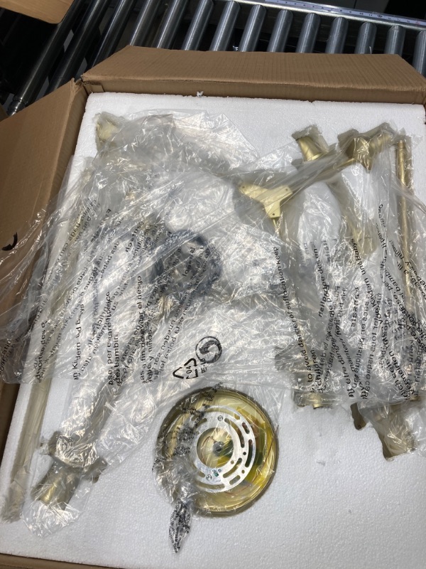 Photo 1 of 18-Light Brushed Nickel Sputnik Chandelier Ceiling Light
