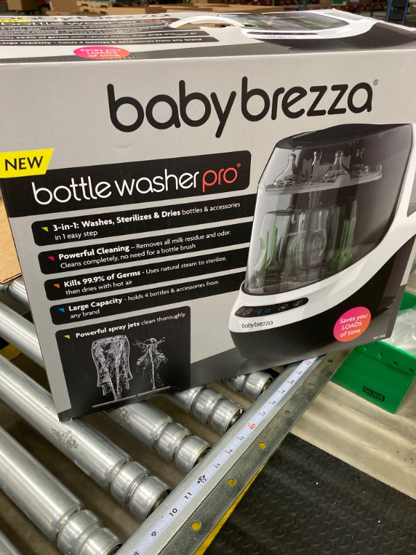 Photo 6 of Baby Brezza Bottle Washer Pro - Baby Bottle Washer, Sterilizer + Dryer - All in One Machine Cleans Bottles, Pump Parts, & Sippy Cups - Replaces Hand Washing, Bottle Brushes and Drying Racks
