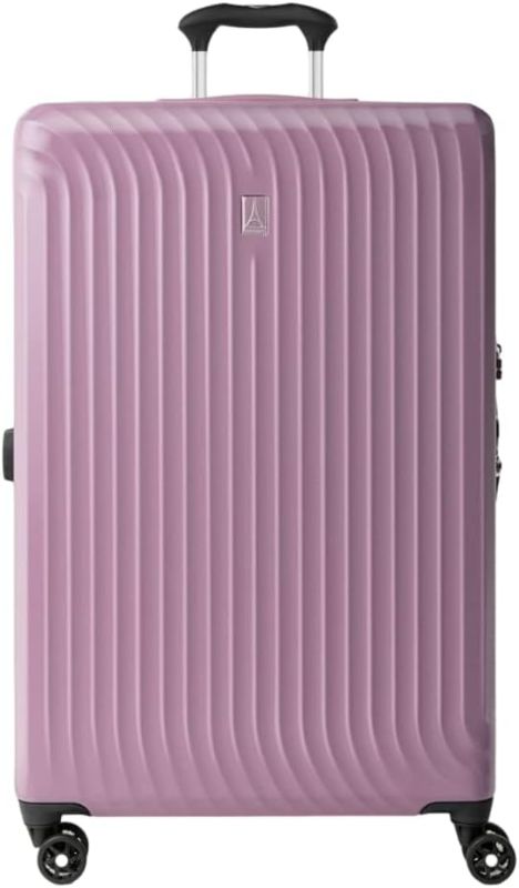 Photo 1 of Travelpro Maxlite Air Hardside Expandable Carry on Luggage, 8 Spinner Wheels, Lightweight Hard Shell Polycarbonate Suitcase, Orchid Pink Purple, Checked Large 28-Inch 
