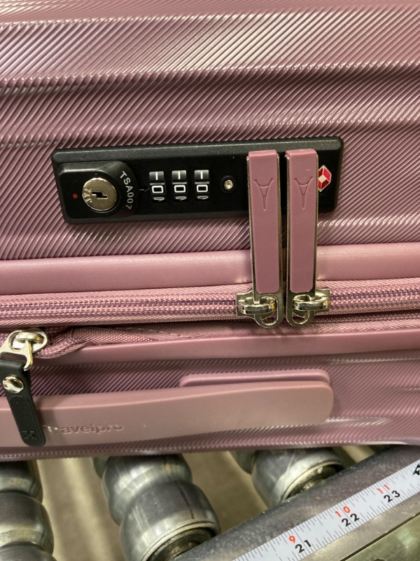 Photo 1 of Travelpro Maxlite Air Hardside Expandable Carry on Luggage, 8 Spinner Wheels, Lightweight Hard Shell Polycarbonate Suitcase, Orchid Pink Purple, Checked Large 28-Inch 
