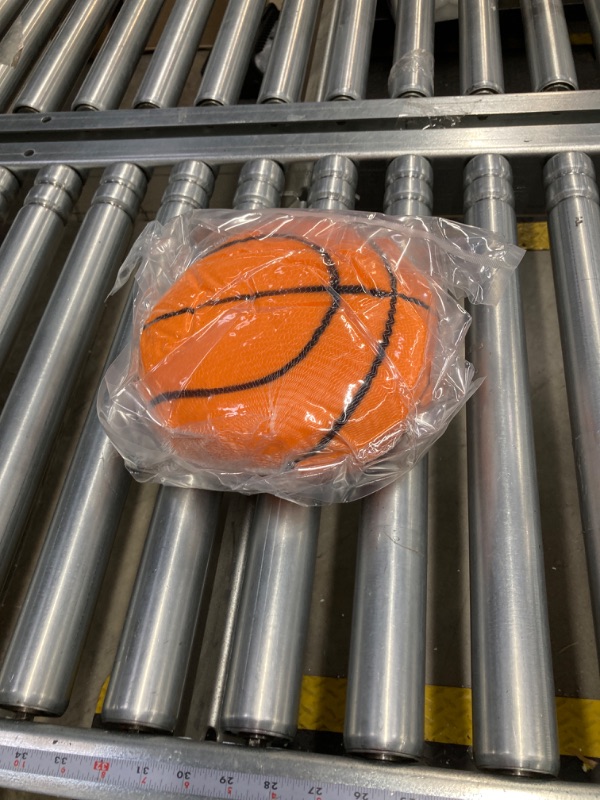 Photo 2 of 2024 Silent Basketball Dribbling Indoor, Silent Foam Basketball, Indoor Training Foam Ball No Noise No Sound Basketball Orange Color Size 24CM(29.5 inches)