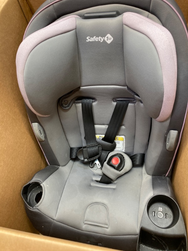 Photo 2 of ***MISSING CUSHIONS*** Safety 1st Grow and Go All-in-One Convertible Car Seat, Rear-facing 5-40 pounds, Forward-facing 22-65 pounds, and Belt-positioning booster 40-100 pounds, Purple Haze Purple Haze Original