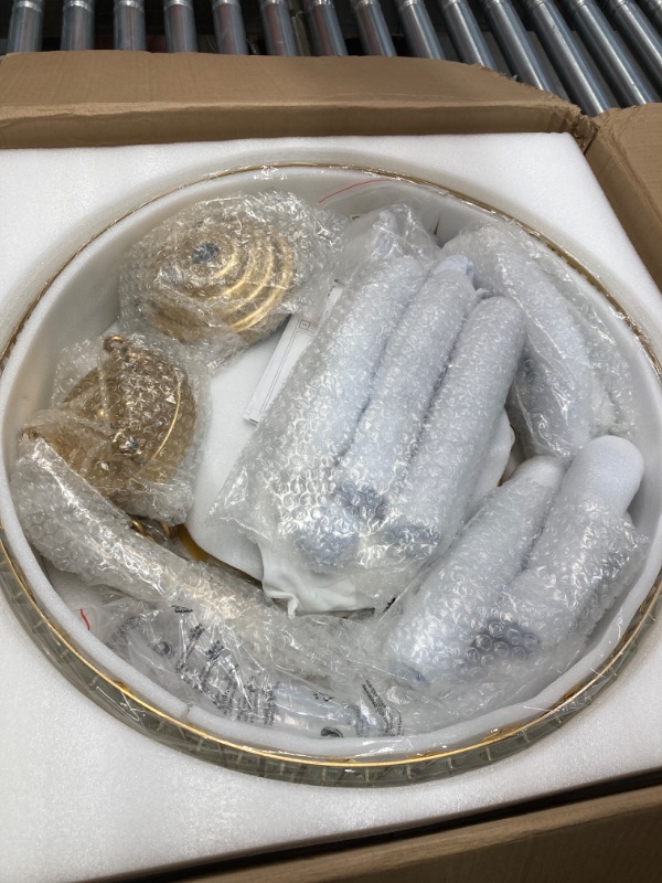 Photo 1 of Rectangular Chandelier Modern Crystal Rectangle Chandelier Pendant Light Chrome Hanging Lighting Fixture Stainless Steel for Dining Room Kitchen Island Lighting (Chrome, 32" Rectangular Chandelier)