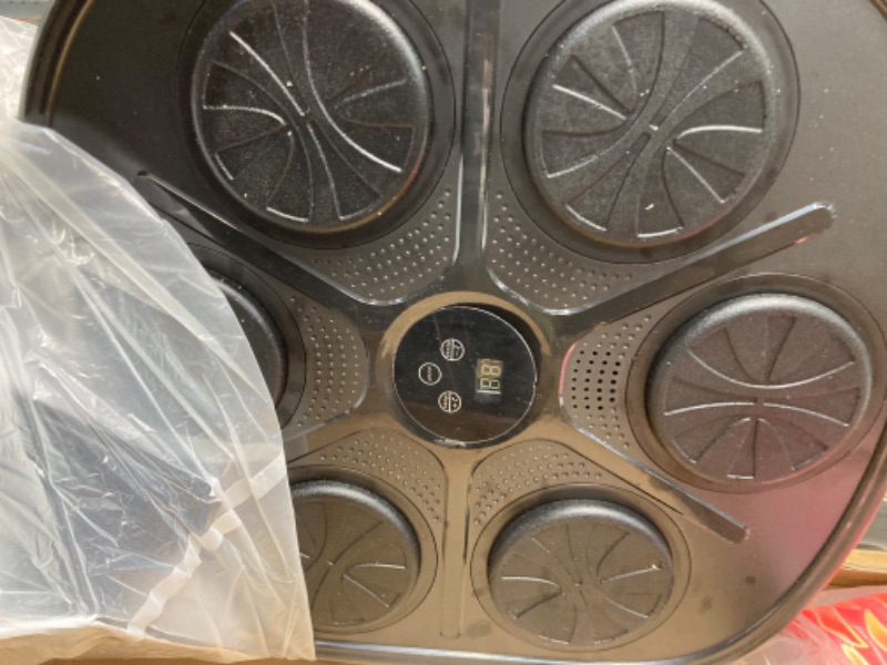 Photo 1 of GEEZO Music Boxing Machine,2024 Smart Bluetooth Boxing Machine Wall Mounted, Music Boxing Machine for Adults and Kids, Home Workout Boxing Target Machine Black-Glove