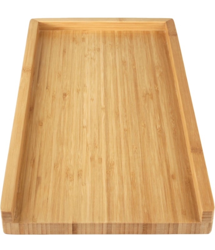 Photo 1 of BambooMN Bamboo Griddle Cover/Cutting Board for Viking Cooktops, Vertical Cut with Raised Design, Small 