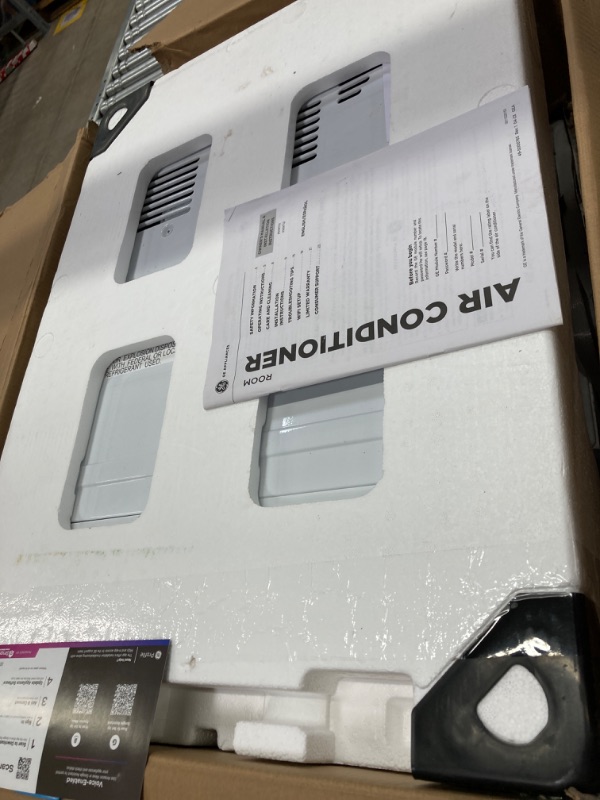 Photo 1 of GE Profile ClearView Inverter Window Air Conditioner Unit, 10,300 BTU, U-Shaped Adjustable Depth, Energy Efficient Cooling up to 450 sq ft., Ultra Quiet, SMART Home Capable, Includes Remote, White 10300 BTU Inverter White