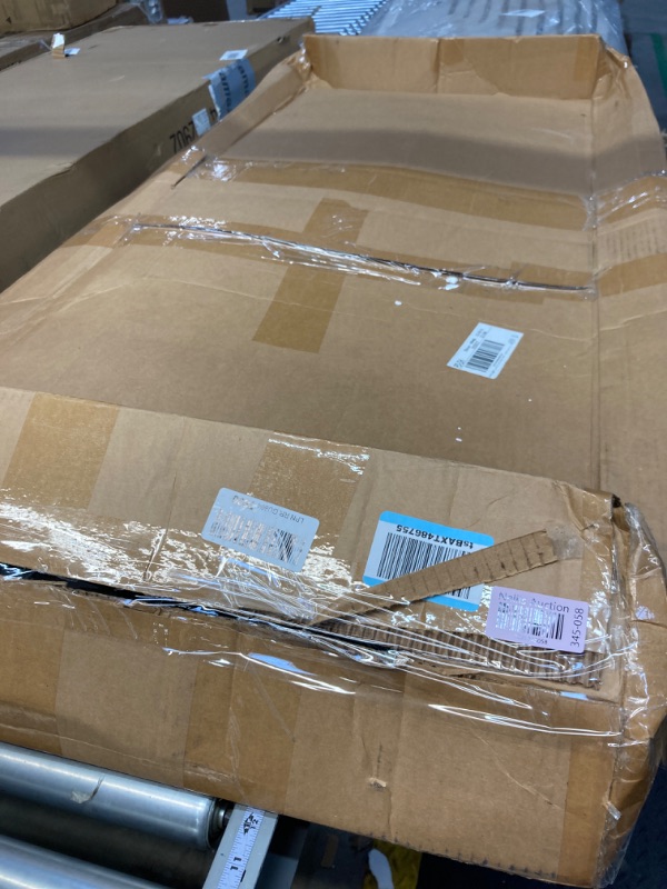 Photo 1 of Metal Privacy Screen Outdoor Privacy Screen 72"H×47"W, Freestanding Decorative Privacy Screen for Balcony Patio Lawn Garden, Privacy Fence Privacy Panel-Black&Louvered