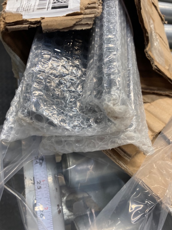 Photo 1 of NavePoint 45U 2 Post Open Frame Server Rack for 19 Inch Equipment, AV, Networking, Data & IT Devices, 2-Post Rack 45U 881lbs Weight Capacity, Black