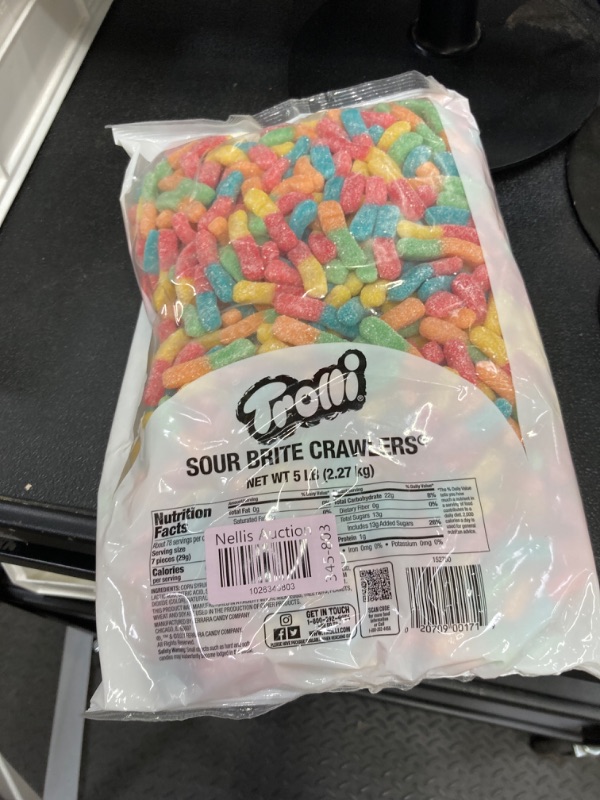 Photo 1 of Trolli Sour Brite Crawlers Candy, Gummy Worms Sour Candy, 5 Pound Bulk Bag Original 5 Pound