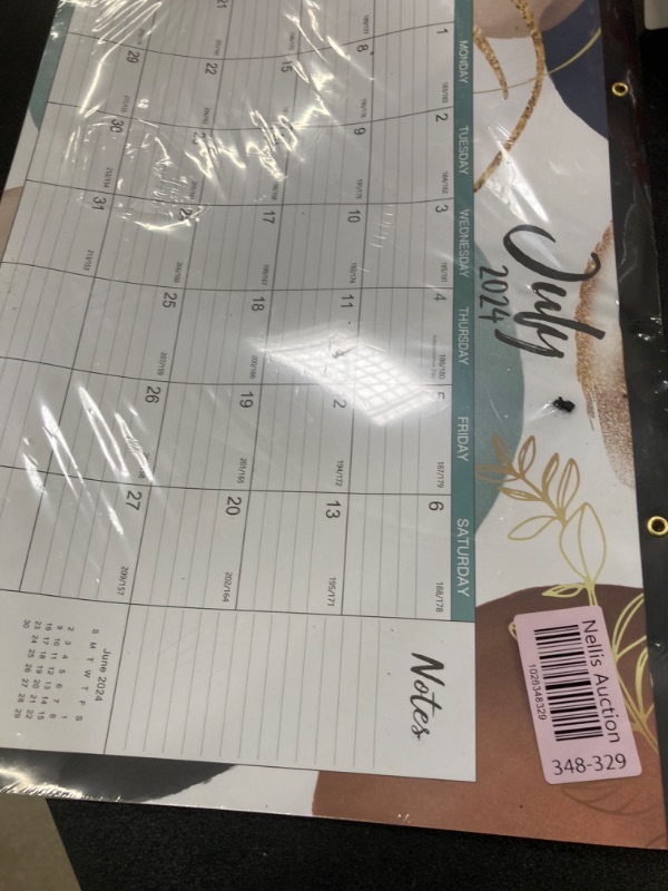 Photo 2 of 2024-2025 Desk Calendar - Desk Calendar 2024-2025, JUL.2024 - DEC 2025, 18 Months Large Desk Calendar 17" x 12", Calendar 2024-2025 with Corner Protectors, Large Ruled Blocks, Thick Paper, To-do List & Notes, Best Calendar for Planning 2024 Desk Calnedar