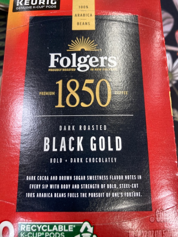 Photo 2 of 1850 by Folgers Coffee Black Gold Dark Roast Coffee