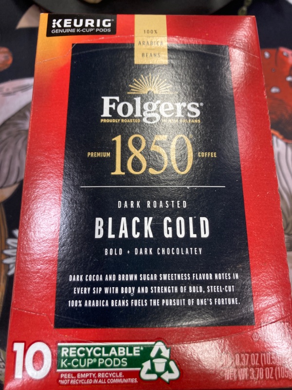 Photo 2 of 1850 by Folgers Coffee Black Gold Dark Roast Coffee