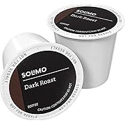 Photo 1 of Amazon Brand - Solimo Dark Roast Coffee Pods, Compatible with Keurig 2.0 K-Cup Brewers 100 Count(Pack of 1)
Brand: Solimo