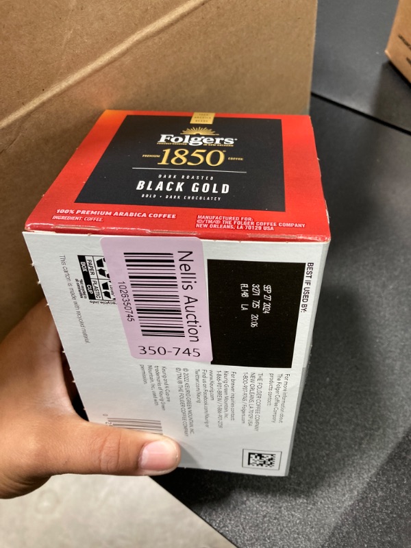 Photo 2 of 1850 by Folgers Coffee Black Gold Dark Roast Coffee