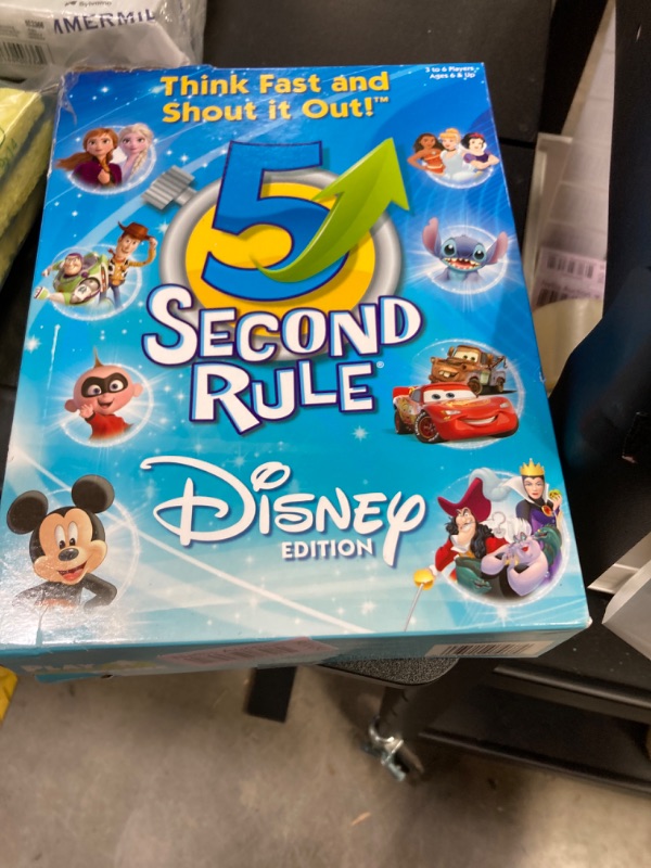 Photo 2 of 5 Second Rule Disney Edition Fun Family Game About Your Favorite Disney Characters