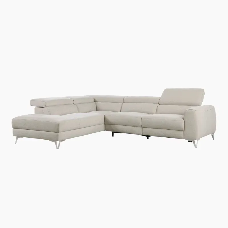 Photo 1 of Capriles 2-Piece Upholstered Power Reclining Sectional with Left Chaise

