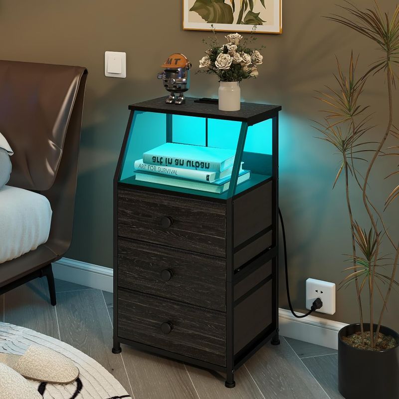 Photo 1 of 3 drawer night stand